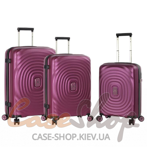 Комплект валіз 05203 фіолетовий Snowball (Франція)