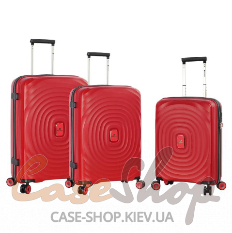 Комплект чемоданов 05203 красный Snowball (Франция)