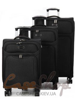 Комплект чемоданов 91903 черный Snowball (Франция)