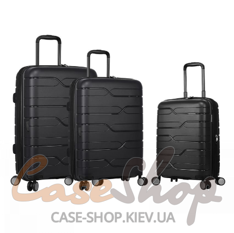Комплект валіз 96103 чорний Snowball (Франція)