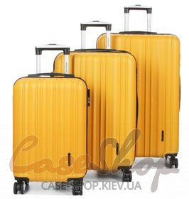 Комплект валіз Worldline 623 жовтий Airtex (Франція)