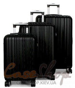 Комплект валіз Worldline 623 чорний Airtex (Франція)