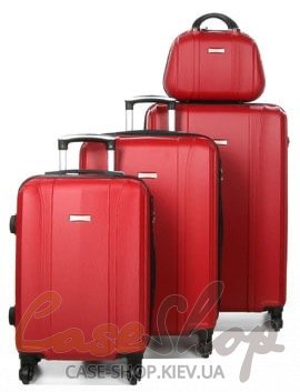 Комплект валіз Madisson 03504 червоний Snowball (Франція)