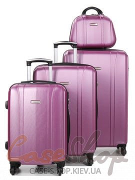 Комплект чемоданов Madisson 03504 розовый Snowball (Франция)