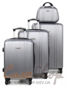 Комплект чемоданов Madisson 03504 серебряный Snowball (Франция)