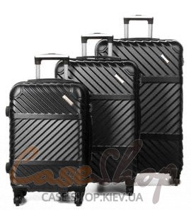 Комплект валіз Madisson 01203 чорний Snowball (Франція)