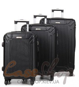 Комплект чемоданов Madisson 01303 черный Snowball (Франция)