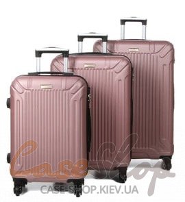 Комплект чемоданов Madisson 01303 розовое золото Snowball (Франция)