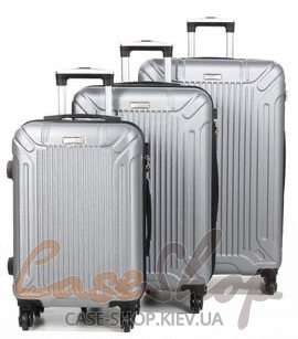 Комплект чемоданов Madisson 01303 серебряный Snowball (Франция)