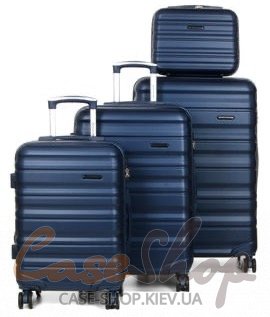 Комплект чемоданов Worldline 628 New синий Airtex (Франция)