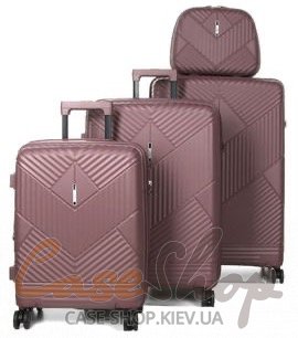 Комплект чемоданов 639 коричневый Airtex (Франция)
