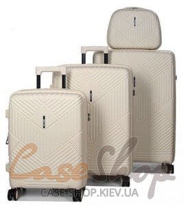 Комплект валіз 639 бежевий Airtex (Франція)