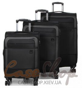 Комплект валіз 832 чорний Airtex (Франція)
