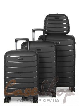 Комплект чемоданов 61303 черный Snowball (Франция)