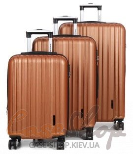 Комплект валіз Worldline 623 помаранчевий Airtex (Франція)