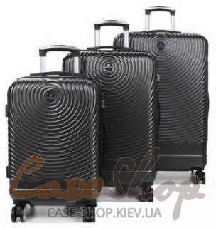 Комплект чемоданов Worldline 652 серый Airtex (Франция)