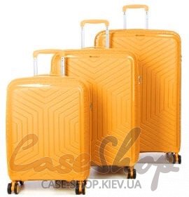 Комплект чемоданов 20103 желтый Snowball (Франция)