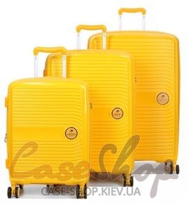 Комплект валіз 223 жовтий Airtex (Франція)