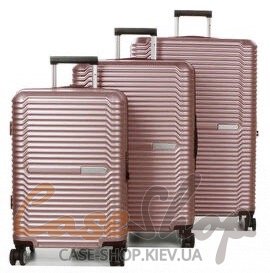 Комплект чемоданов 20603 розовое золото Snowball (Франция)