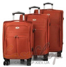 Комплект валіз Worldline 619 помаранчевий Airtex (Франція)