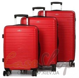 Комплект валіз Madisson 33703 червоний Snowball (Франція)