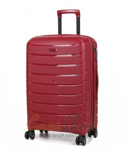 Чемодан средний 4 колеса 61303/M бордовый Snowball (Франция)
