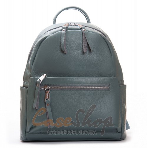 Сумка-рюкзак кожаная 8635 green