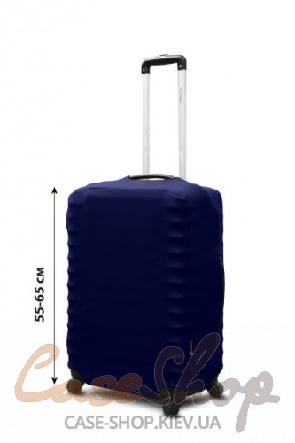 Чехол для чемодана 03/M дайвинг(синий)