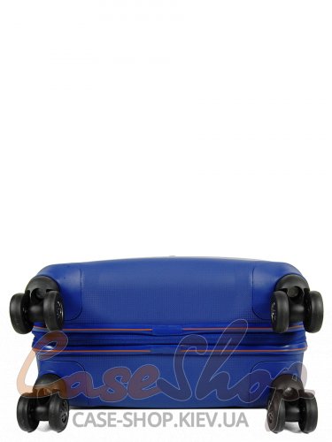 Чемодан малый 4 колеса 61303/S синий Snowball (Франция)
