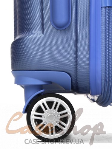 Чемодан малый 4 колеса Worldline 628/20 голубой Airtex (Франция)