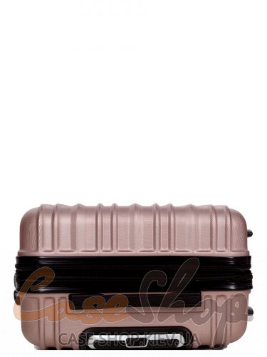 Чемодан средний 4 колеса Worldline 623/M розовое золото Airtex (Франция)