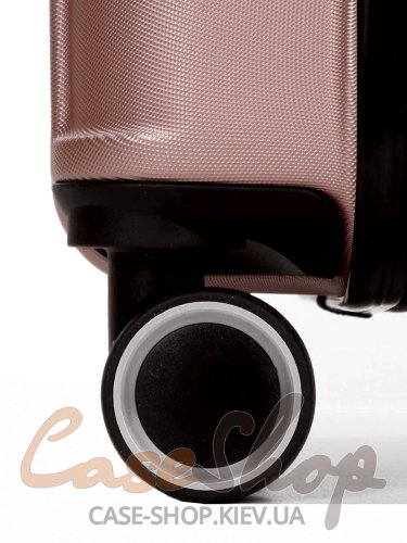 Чемодан малый 4 колеса Worldline 623/S розовое золото Airtex (Франция)