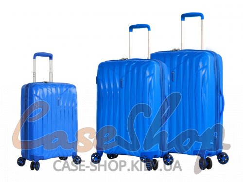 Комплект чемоданов 04203 синий Snowball (Франция)