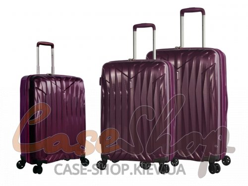 Комплект чемоданов 04203 фиолетовый Snowball (Франция)