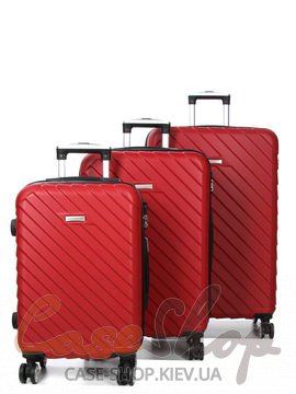 Комплект валіз Madisson 03403 червоний Snowball (Франція)