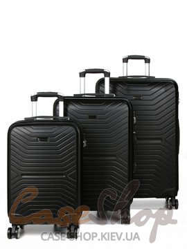 Комплект чемоданов Worldline 625 черный Airtex (Франция)
