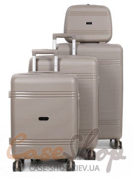 Комплект валіз 21204 бежевий Snowball (Франція)