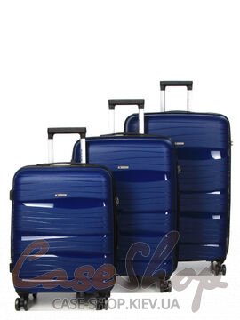 Комплект валіз 283 синій Airtex (Франція)