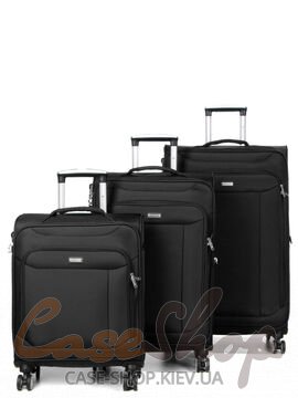 Комплект валіз 87303 чорний Snowball (Франція)