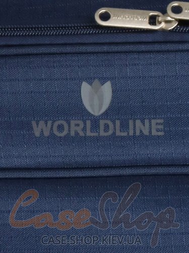 Сумка дорожная 2 колеса Worldline 898/75 синяя Airtex (Франция)