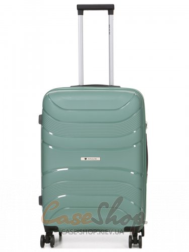 Чемодан средний 4 колеса Worldline 288/M зеленый Airtex (Франция)
