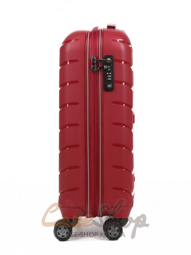 Чемодан малый 4 колеса 61303/S бордовый Snowball (Франция)
