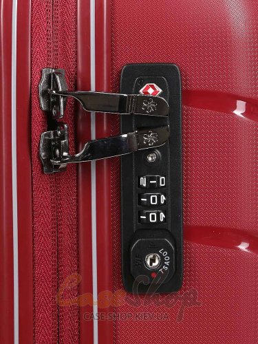 Чемодан малый 4 колеса 61303/S бордовый Snowball (Франция)
