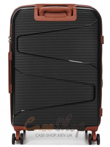 Чемодан средний 4 колеса Worldline 293/M черный Airtex (Франция)
