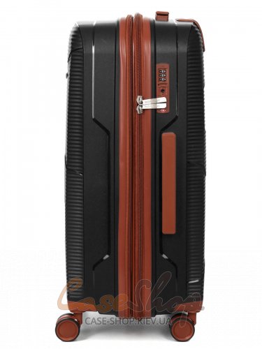 Чемодан средний 4 колеса Worldline 293/M черный Airtex (Франция)
