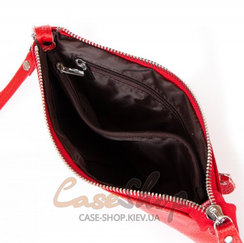 Сумка кожаная 8801-3 red