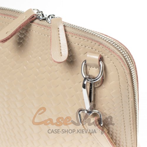 Сумка шкіряна 33-8803 beige
