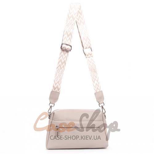 Сумка шкіряна 99122 l.beige