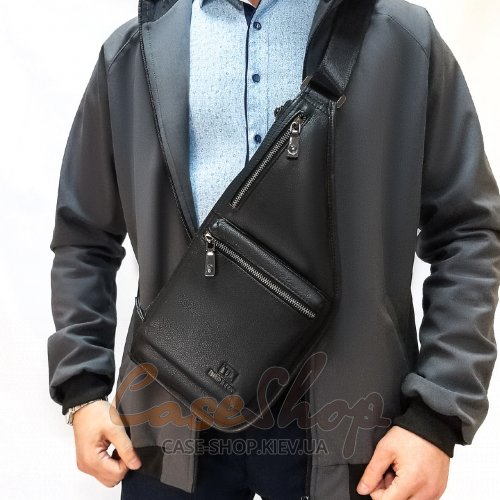 Сумка мужская кожаная BRETTON 1006-6 black