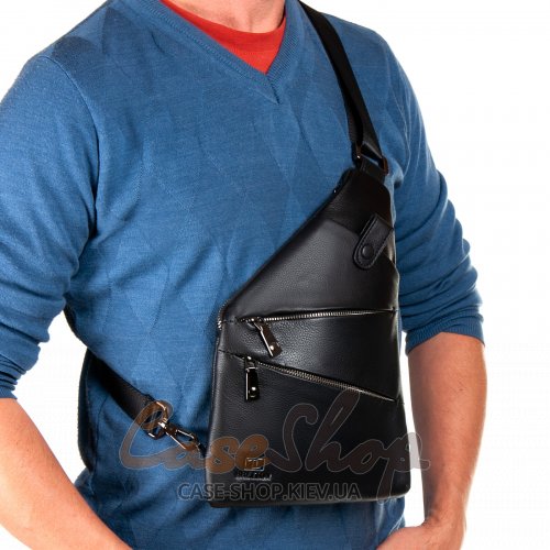 Сумка мужская кожаная BRETTON 9186-50 black